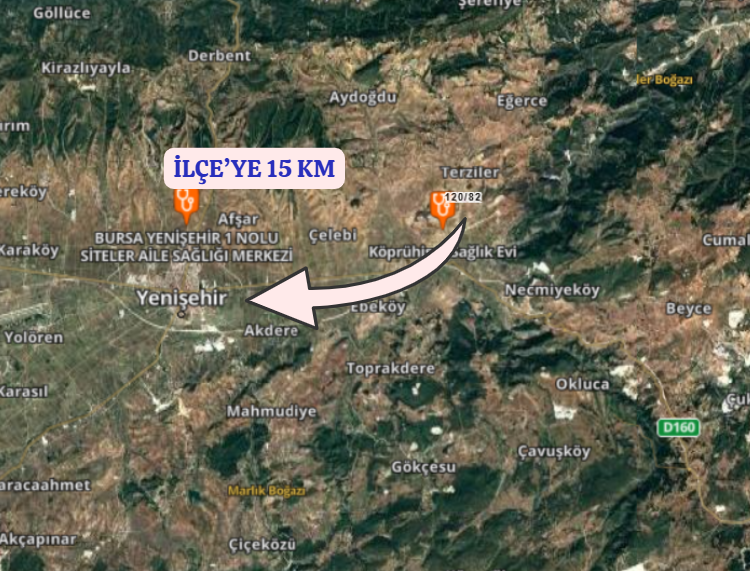 BURSA YENİŞEHİR TERZİLER KÖYÜNDE 63  M² TARLA  SATILIKTIR - BURSA YENİŞEHİR fotoğraf 7