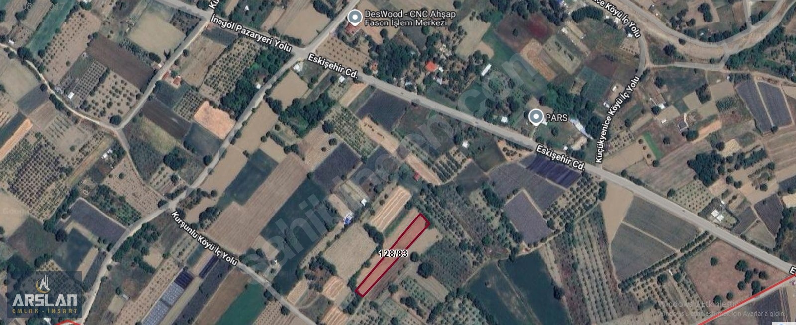 İNEGÖL KÜÇÜK YENİCE KÖYÜNDE SATILIK 2264 M² TARLA - BURSA İNEGÖL fotoğraf 22