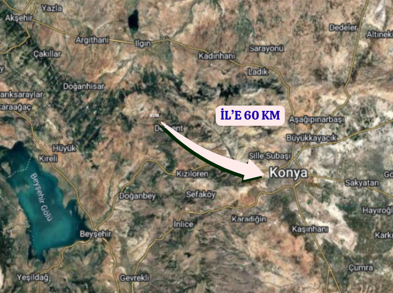 KONYA ILGIN BELEKLER    KÖYÜNDE 282  M²  İKİ KATLI KERPİÇ EV ARSASI SATILIKTIR - KONYA ILGIN fotoğraf 6