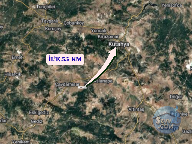 KÜTAHYA ÇAVDARHİSAR GÖKAĞAÇ  KÖYÜNDE  1.560 M²  TARLA SATILIKTIR - KÜTAHYA ÇAVDARHİSAR fotoğraf 6
