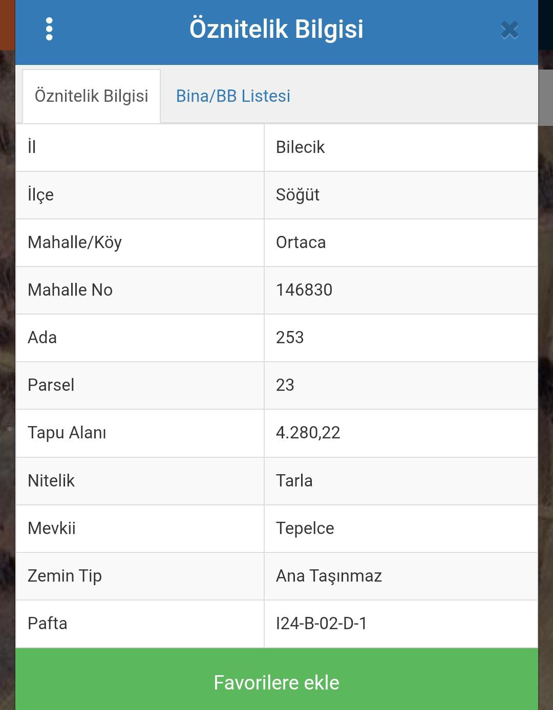   BİLECİK SÖĞÜT ORTACA KÖYÜ 4280M² TARLAMIZ SATILIKTIR.   - BİLECİK SÖĞÜT fotoğraf 3