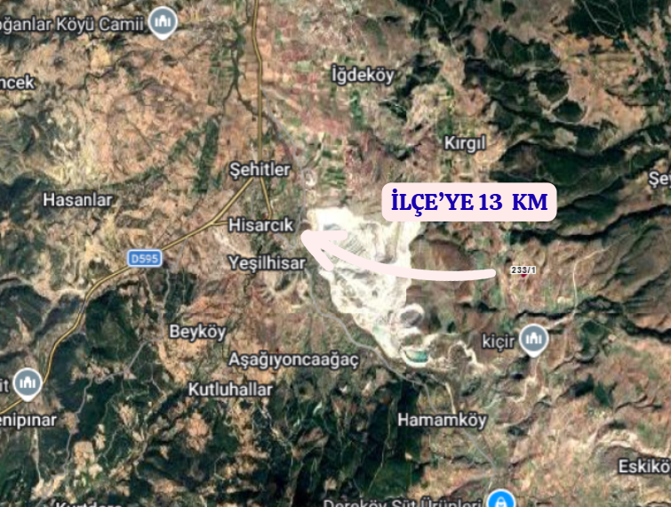 KÜTAHYA HİSARCIK ŞEYHÇAKIR  KÖYÜNDE 9.104 M²  TARLA SATILIKTIR - KÜTAHYA HİSARCIK fotoğraf 5