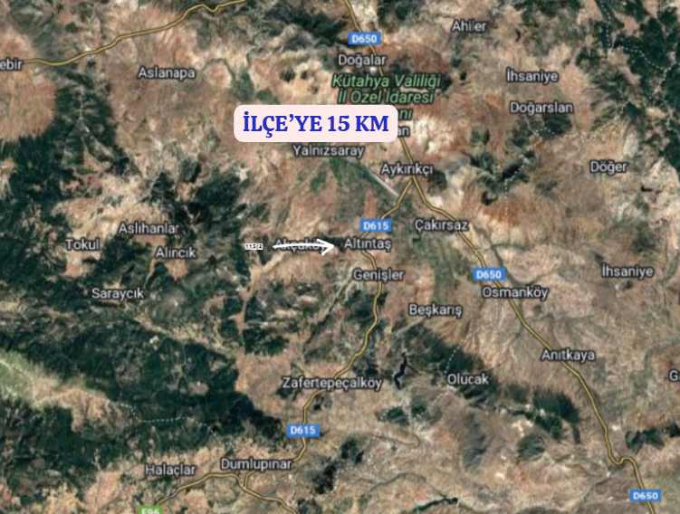 KÜTAHYA ALTINTAŞ PINARCIK  KÖYÜNDE 2.955  M²  TARLA  SATILIKTIR  - KÜTAHYA ALTINTAŞ fotoğraf 5