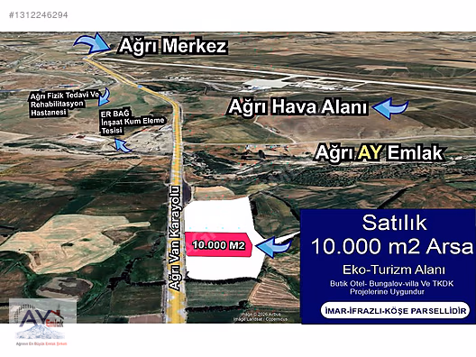 Ağrı Yoğunhisar'da Satılık 10.000 m² İmarlı Arsa - AĞRI HAMUR fotoğraf 4