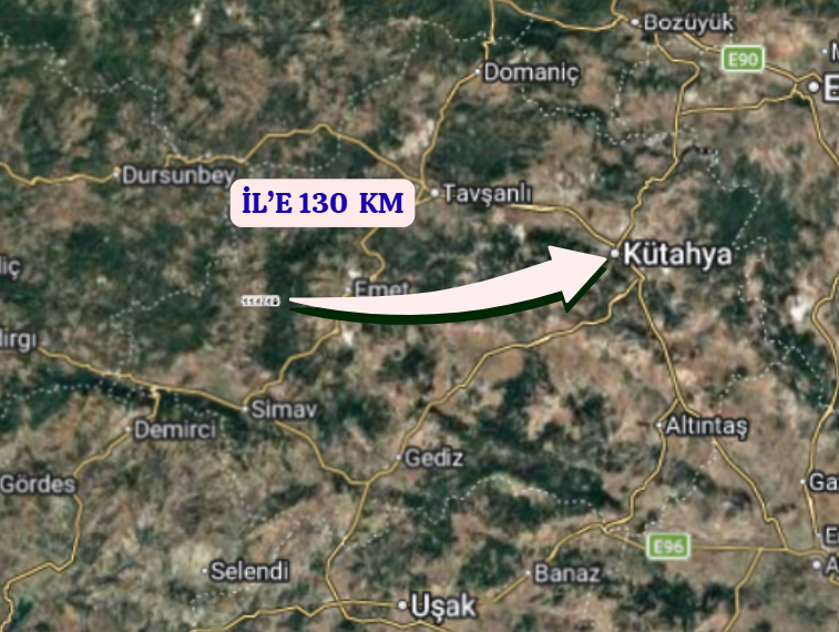 KÜTAHYA SİMAV YUKARIDOLAYLAR KÖYÜNDE 5.743 M² TARLA SATILIKTIR - KÜTAHYA SİMAV fotoğraf 6