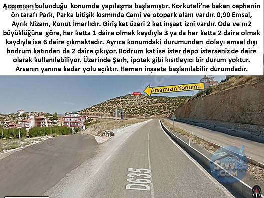 Korkuteli'nin en gözde parseli satışta... Otogar Karşısı Tepenin Üstü.... - ANTALYA KORKUTELİ fotoğraf 14