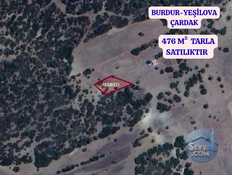 BURDUR YEŞİLOVA ÇARDAK  KÖYÜNDE 476 M²  TARLA  SATILIKTIR - BURDUR YEŞİLOVA fotoğraf 2