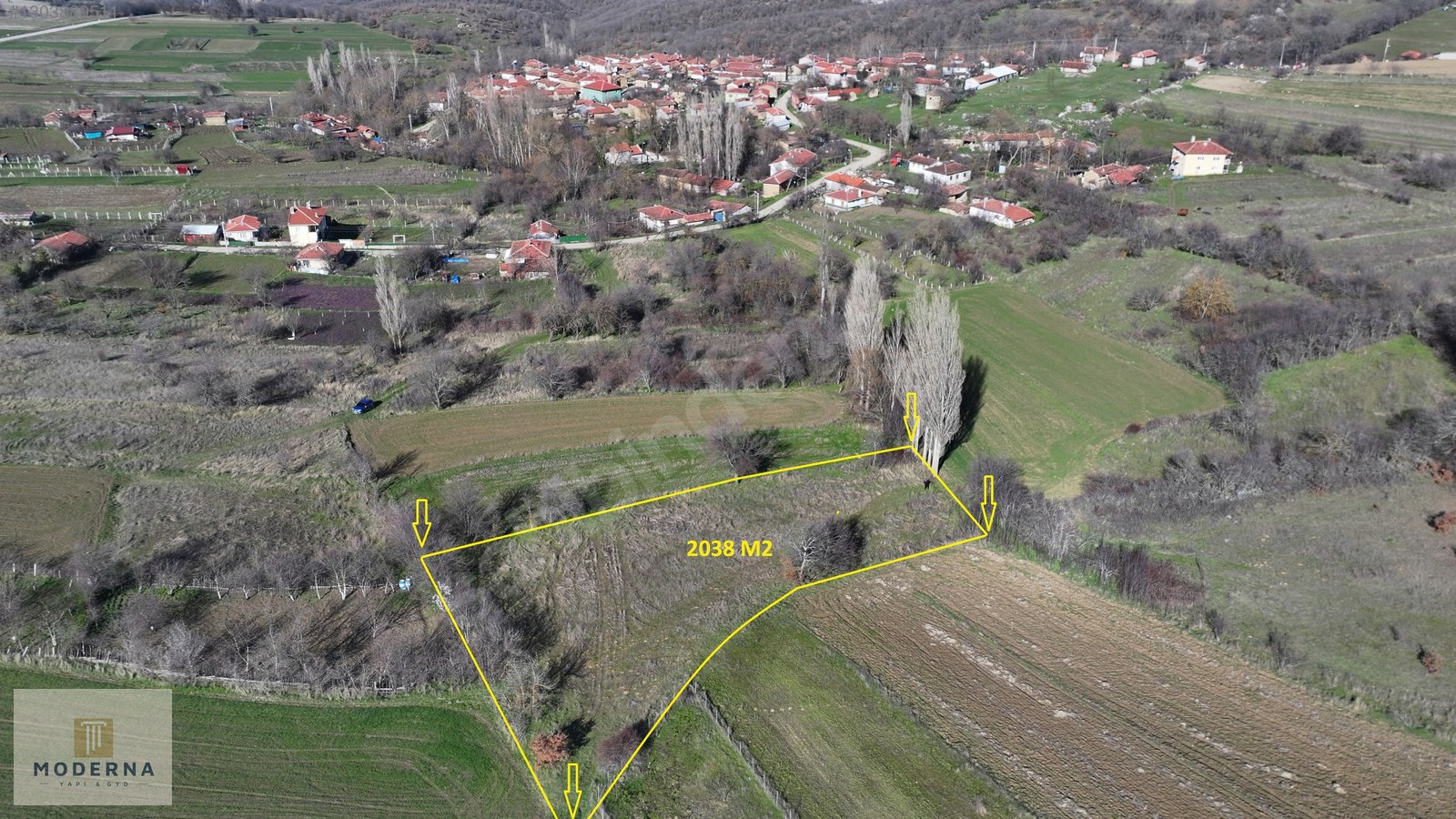 BİLECİK SÖĞÜT 2038 M2 KÖYÜN DİBİ BAHÇELİK VE YATIRIMLIK TARLA - BİLECİK SÖĞÜT fotoğraf 15