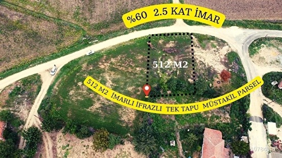 TEVFİKİYE KÖYÜNDE 511 M2 MÜSTAKİL TAPU İMARLI İFRAZLI ARSA - EDİRNE İPSALA fotoğraf 8