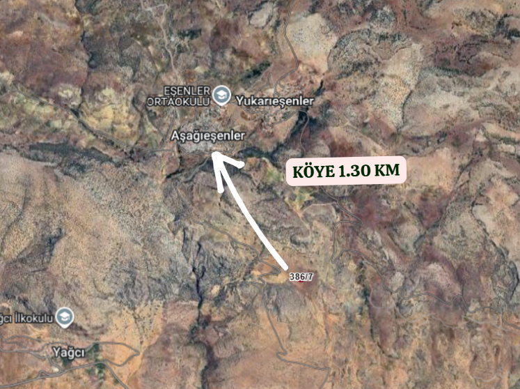 KONYA HADİM AŞAĞIEŞENLER KÖYÜNDE 1.608 M² TARLA  SATILIKTIR - KONYA HADİM fotoğraf 4