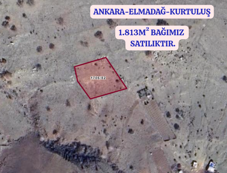 ANKARA ELMADAĞ KURTULUŞ KÖYÜNDE 1.813 M² BAĞIMIZ  SATILIKTIR - ANKARA ELMADAĞ fotoğraf 2