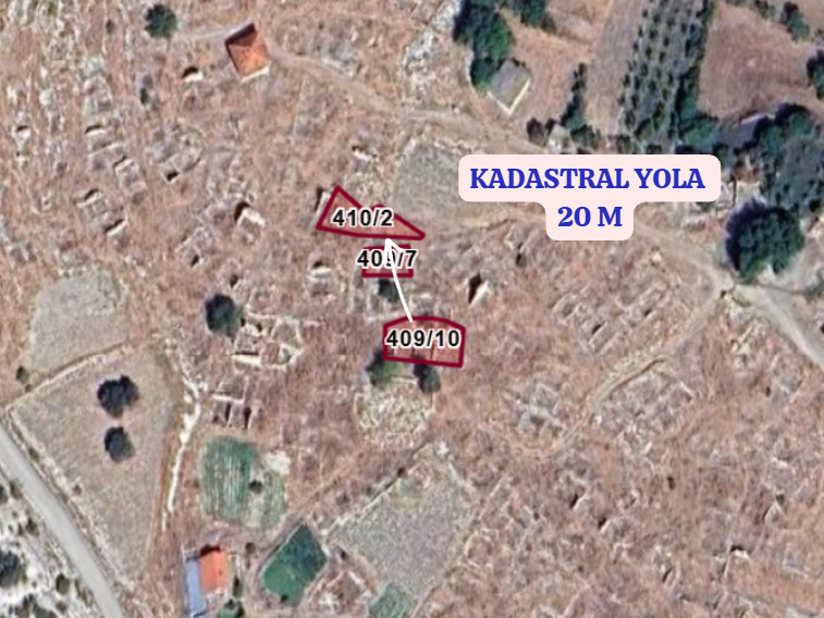 DENİZLİ PAMUKKALE GÖZLER  KÖYÜNDE 285 M² ARSA SATILIKTIR - DENİZLİ PAMUKKALE fotoğraf 3