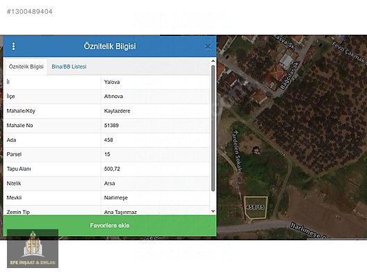 YALOVA Kaytazderede 500 m² Villa İmarlı Deniz Manzaralı Arsa - YALOVA ALTINOVA fotoğraf 13