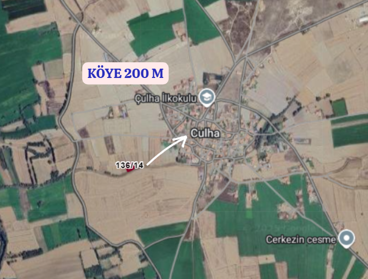 KAYSERİ TOMARZA CULHA   KÖYÜNDE  1.149  M²  TARLA  SATILIKTIR - KAYSERİ TOMARZA fotoğraf 5