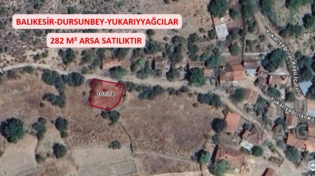 BALIKESİR DURSUNBEY YUKARI YAĞCILAR KÖYÜ’NDE 282 M² ARSA SATILIKTIR - BALIKESİR DURSUNBEY fotoğraf 2