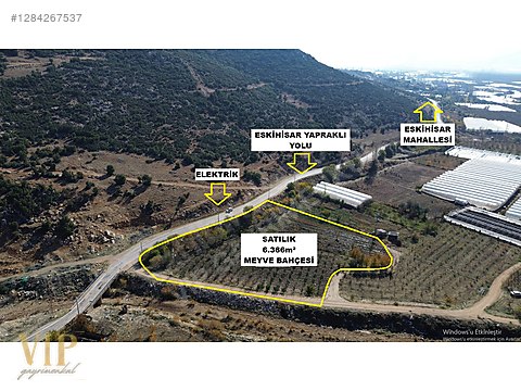 VİP GAYRİMENKUL'den ESKİHİSAR MAH. ANAYOLA SIFIR 6.386m² BAHÇE - ANTALYA ELMALI fotoğraf 7