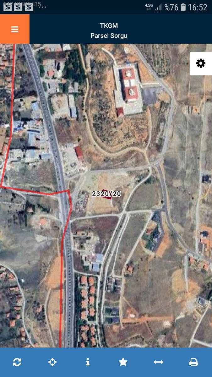 ANKARA YOLU YENİ EMNİYET MÜDÜRLÜĞÜ GİRİŞİ 515 M2 VİLLA ARSASI - KIRŞEHİR MERKEZ fotoğraf 2