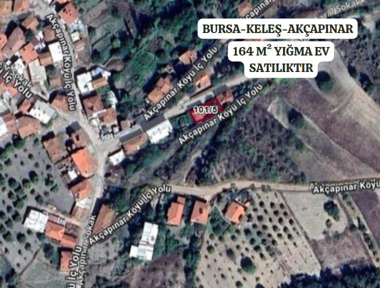 BURSA KELEŞ AKÇAPINAR'DA 164 M²  ARSA VE KÖY EVİ SATILIKTIR - BURSA KELES fotoğraf 2