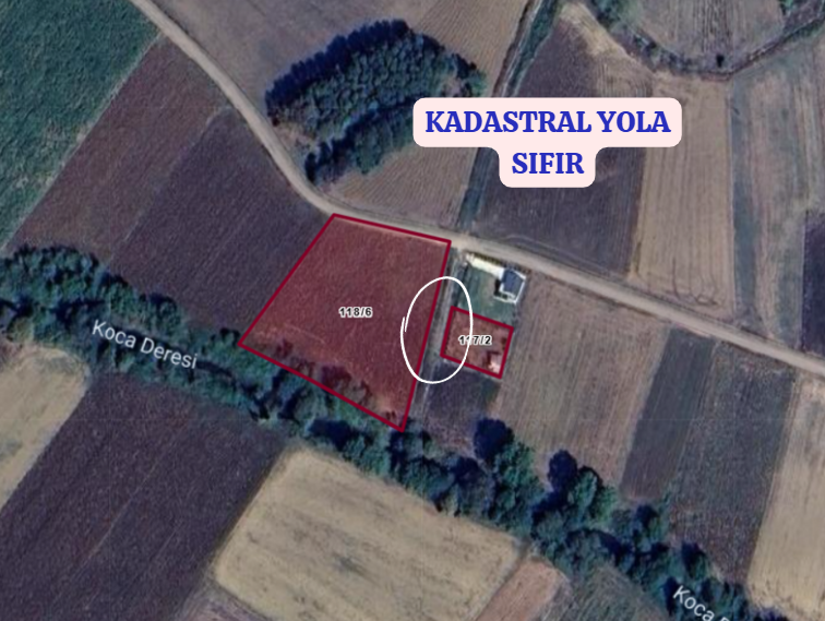 KOCAELİ DERİNCE ÇAVUŞLU   KÖYÜNDE  420   M²  TARLA  SATILIKTIR - KOCAELİ DERİNCE fotoğraf 3