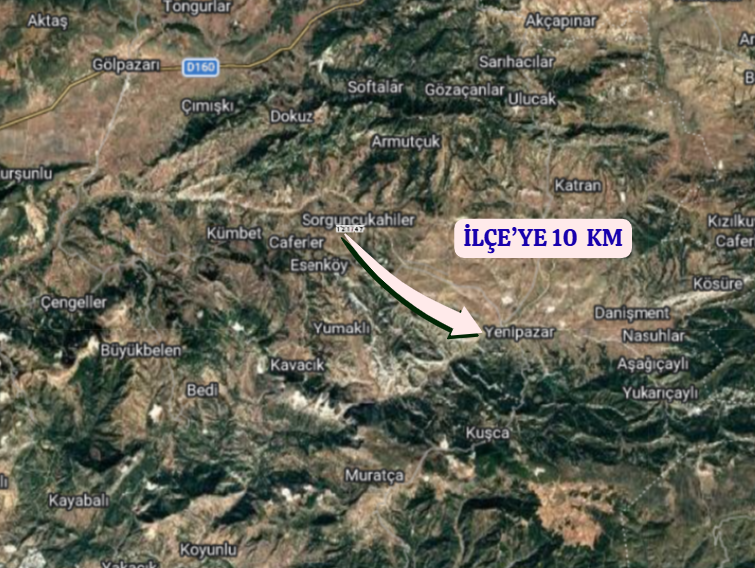 BİLECİK YENİPAZAR SORGUNCUKAHİLER   KÖYÜNDE 2.472  M²  MEYVE BAHÇESİ  SATILIKTIR - BİLECİK YENİPAZAR fotoğraf 8