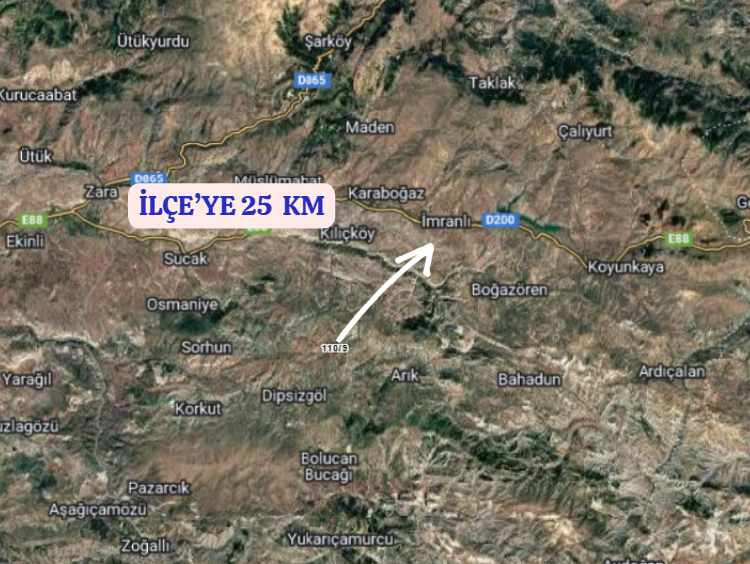 SİVAS İMRANLI YAZILI   KÖYÜNDE  86  M²  BAHÇE  SATILIKTIR - SİVAS İMRANLI fotoğraf 6