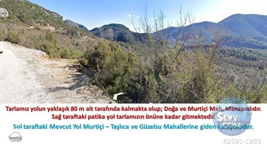 Murtiçine Yakın Konumda Acil Satılık Tarla - ANTALYA AKSEKİ fotoğraf 31