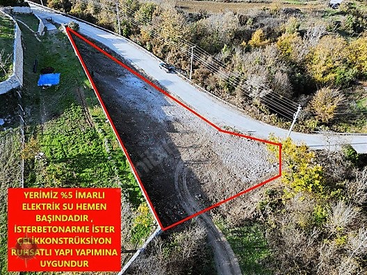 ELEKTRİK SU BAŞINDA EV YAPILABİLİR %5 İMARLI ASFALT CEPHE FIRSAT - KOCAELİ KANDIRA fotoğraf 6