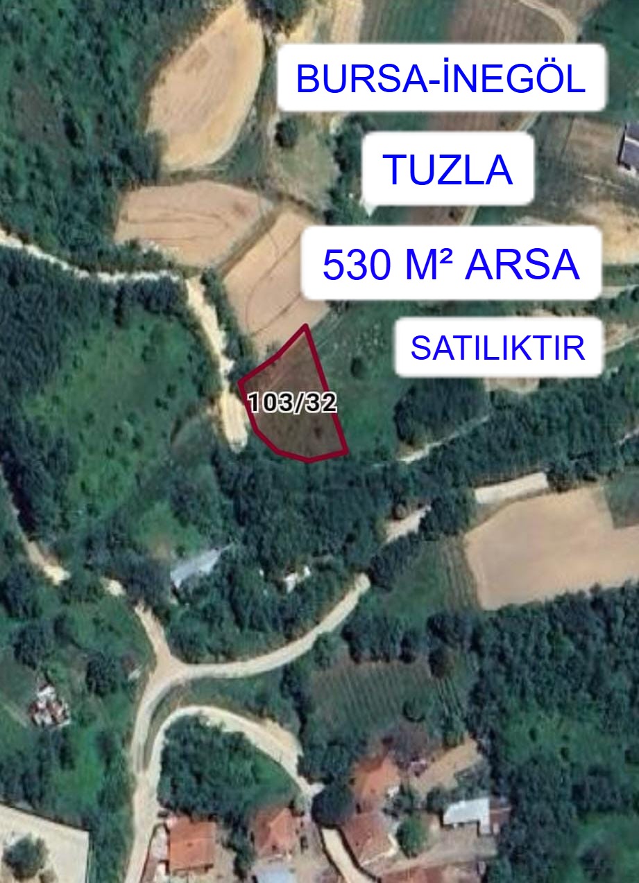 BURSA İNEGÖL TUZLA MAH. 530M²  ARSA SATILIKTIR - BURSA İNEGÖL fotoğraf 2