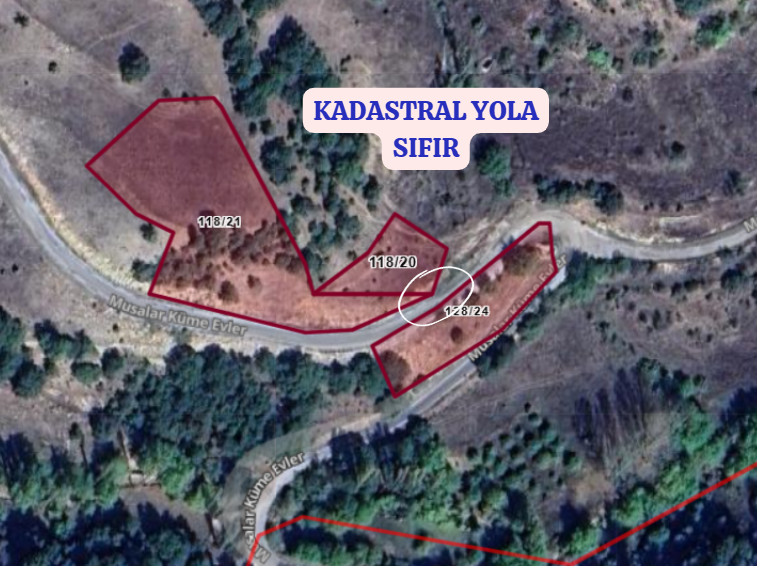 KÜTAHYA EMET MUSALAR KÖYÜNDE 683 M²  TARLA  SATILIKTIR - KÜTAHYA EMET fotoğraf 3