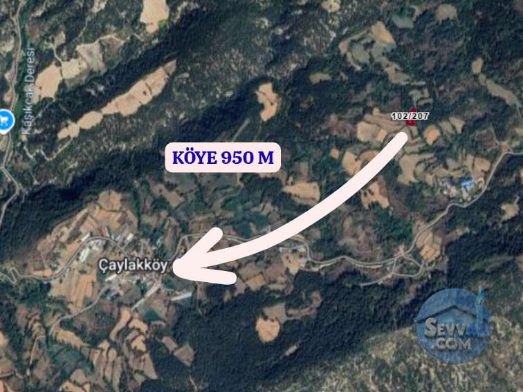 BOLU GÖYNÜK ÇAYLAK  KÖYÜNDE  1.034 M²  TARLA  SATILIKTIR - BOLU GÖYNÜK fotoğraf 5