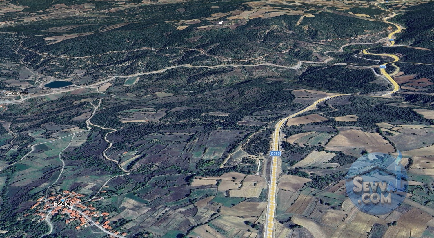 KÜTAHYA EMET IŞIKLI KÖYÜNDE 2.170 M² TARLAMIZ SATILIKTIR. - Kütahya Emet fotoğraf 7