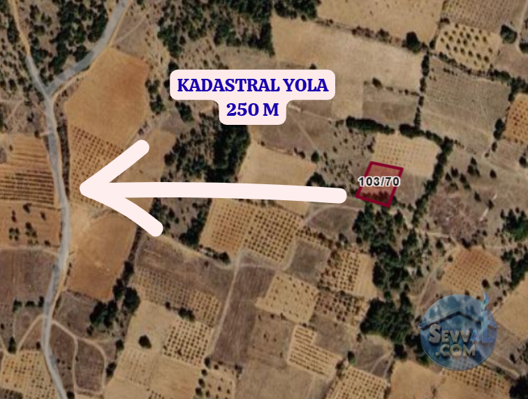 DENİZLİ BEKİLLİ ÜÇKUYU  KÖYÜNDE  940 M²  TARLA  SATILIKTIR - DENİZLİ BEKİLLİ fotoğraf 3