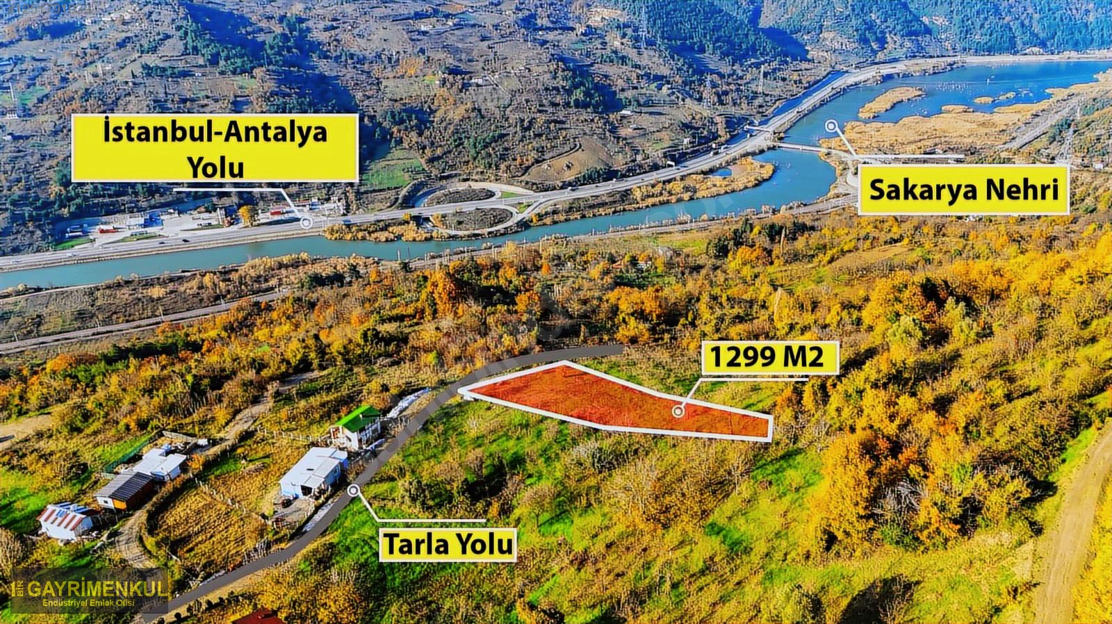 GEYVE DEREKÖYDE 1299 M2 SAKARYA NEHRİ MANZARALI TARLA - SAKARYA GEYVE fotoğraf 22