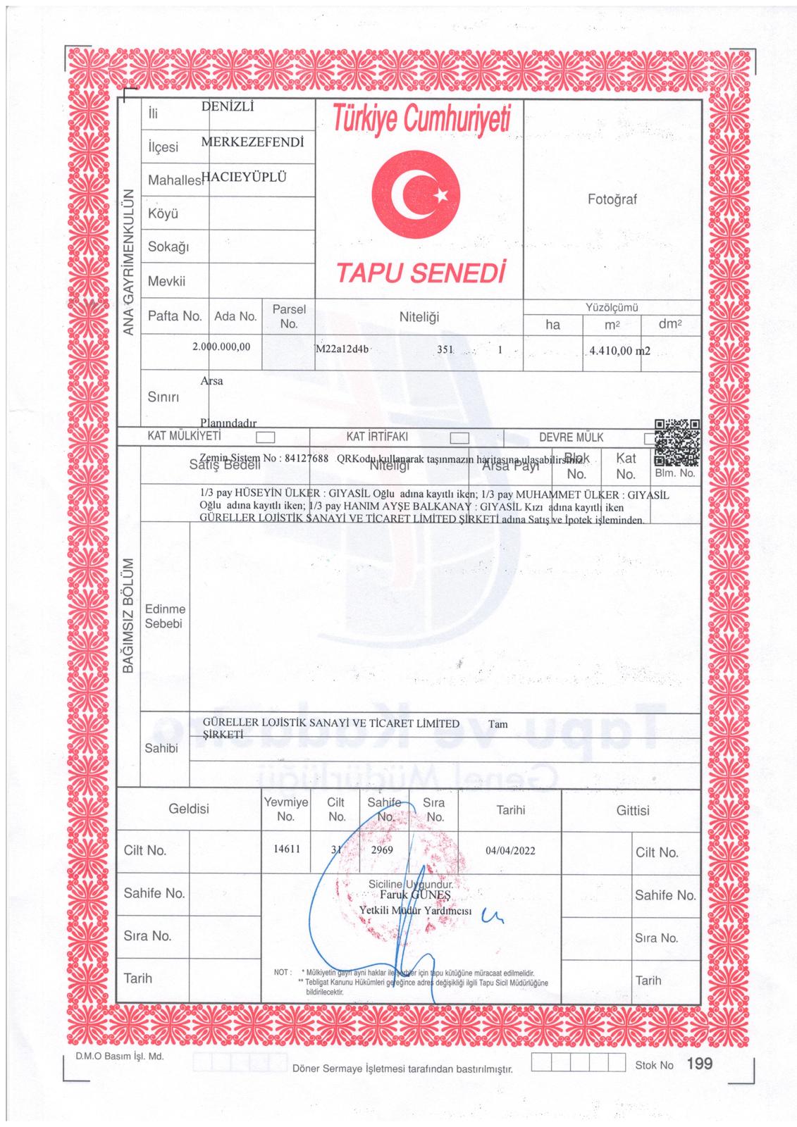 DENİZLİ MERKEZEFENDİ HACIEYÜPLÜ SATILIK KUPON TİCARİ ARSA PROJELİ  - DENİZLİ MERKEZEFENDİ fotoğraf 10