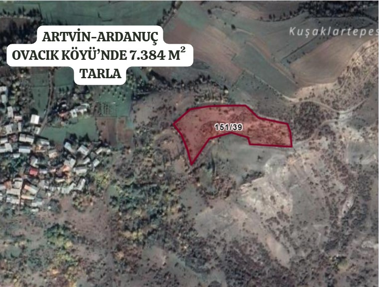 ARTVİN ARDANUÇ OVACIK  KÖYÜ’NDE 7.384 M² TARLA SATILIKTIR - ARTVİN ARDANUÇ fotoğraf 2