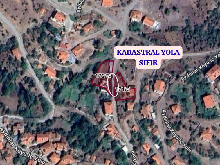 KÜTAHYA TAVŞANLI AYDINLAR  KÖYÜNDE 621 M²  TARLA  SATILIKTIR - KÜTAHYA TAVŞANLI fotoğraf 3