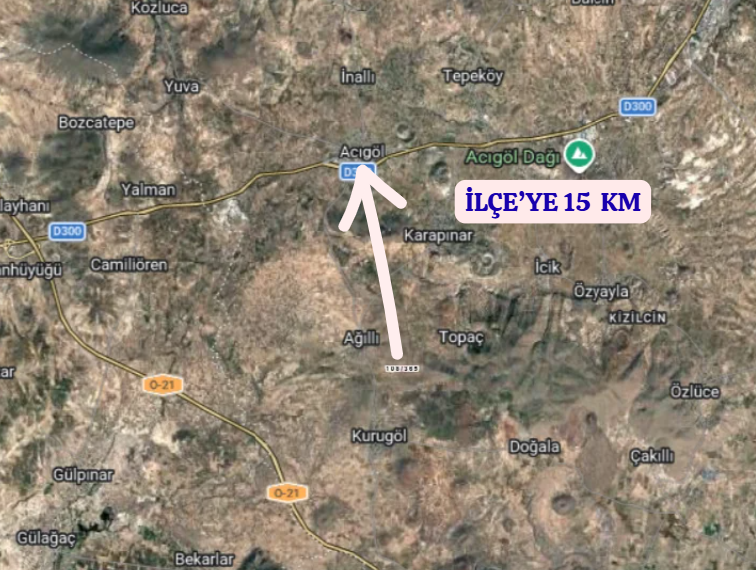 NEVŞEHİR ACIGÖL TOPAÇ  KÖYÜNDE 9.295 M² TARLA SATILIKTIR - NEVŞEHİR ACIGÖL fotoğraf 5