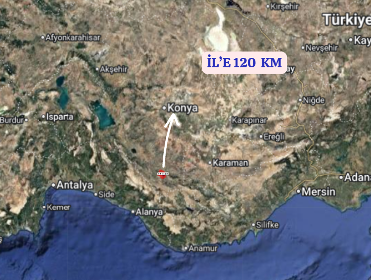 KONYA HADİM AŞAĞIHADİM  KÖYÜNDE 4.627 M² BAĞ  SATILIKTIR - KONYA HADİM fotoğraf 5