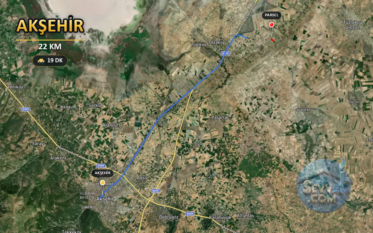 KONYA AKŞEHİR ORTAKÖY 8.502 m² SATILIK ARSA - KONYA AKŞEHİR fotoğraf 5