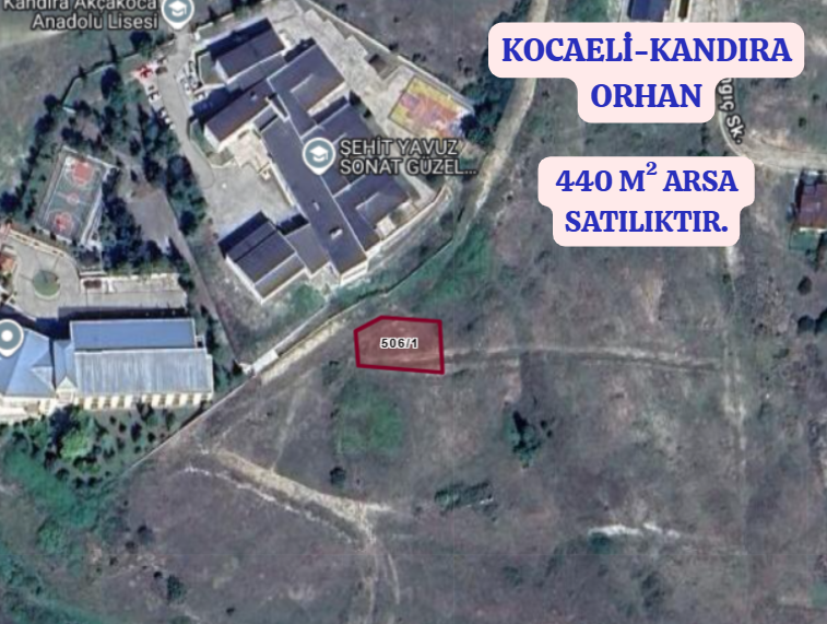 KOCAELİ KANDIRA ORHAN  MAHALLESİ  440  M² ARSA SATILIKTIR    - KOCAELİ KANDIRA fotoğraf 2