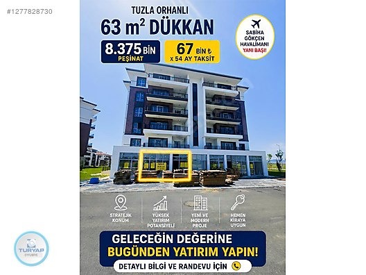 TURYAP'TAN RESMİ TAPU DEVİR-İNSANIN ÖMRÜNDE BÖYLE FIRSAT GELMEZ - İSTANBUL TUZLA fotoğraf 17