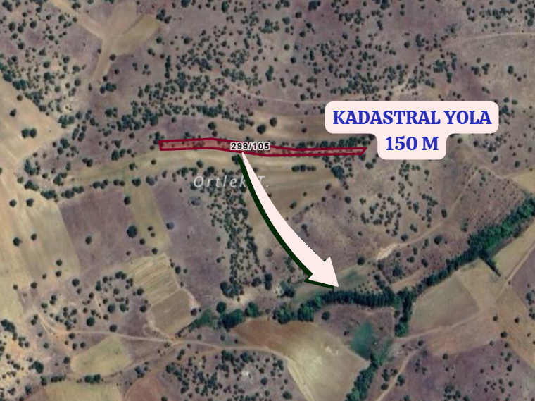KONYA GÜNEYSINIR MEHMETALİ  KÖYÜNDE 2.042 M²  TARLA  SATILIKTIR - KONYA GÜNEYSINIR fotoğraf 3