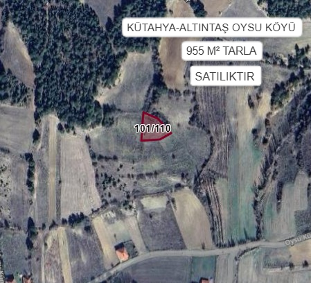 KÜTAHYA ALTINTAŞ OYSU KÖYÜ’NDE 955 M² TARLA SATILIKTIR - KÜTAHYA ALTINTAŞ fotoğraf 2