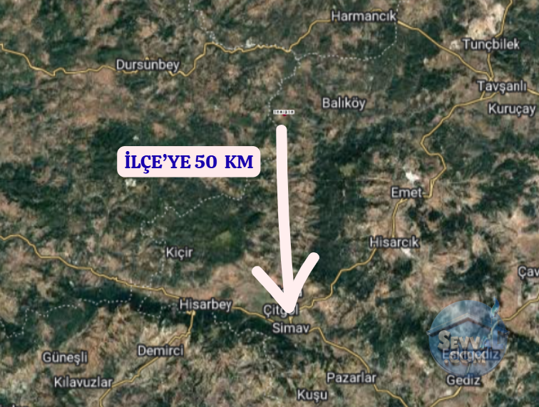 KÜTAHYA SİMAV BEDİRLER  KÖYÜNDE  231 M² BAHÇE  SATILIKTIR - KÜTAHYA SİMAV fotoğraf 5