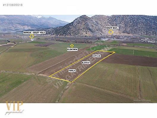 VİP GAYRİMENKUL'den BÖLGENİN EN SULAK YERİNDE 8.041m² TARLA - ANTALYA ELMALI fotoğraf 4