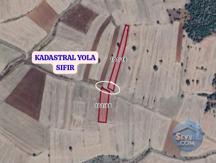 KÜTAHYA ÇAVDARHİSAR GÖKAĞAÇ  KÖYÜNDE  2.090 M²  TARLA SATILIKTIR - KÜTAHYA ÇAVDARHİSAR fotoğraf 3