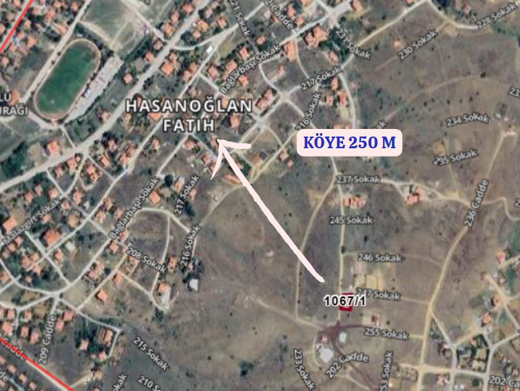 ANKARA ELMADAĞ HASANOĞLAN FATİH KÖYÜNDE 485 M² ARSAMIZ  SATILIKTIR - ANKARA ELMADAĞ fotoğraf 6