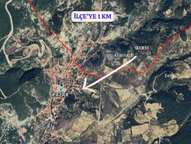   KÜTAHYA ŞAPHANE SUBAŞI KÖYÜNDE  1.609 M²  BAHÇE SATILIKTIR - KÜTAHYA ŞAPHANE fotoğraf 6