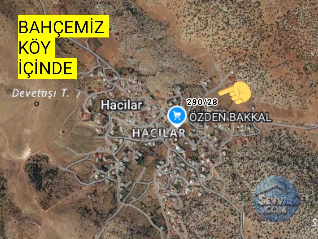 KONYA BOZKIR HACILAR KÖYÜNDE 15 M² BAHÇEMİZ SATILIKTIR. - Konya Bozkır fotoğraf 6