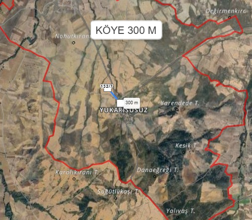 KÜTAHYA GEDİZ YUKARISUSUZ KÖYÜ’NDE 623 M² TARLA SATILIKTIR - KÜTAHYA GEDİZ fotoğraf 4
